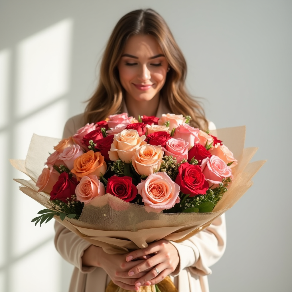 KUCAK DOLUSU GÜL BUKETİ